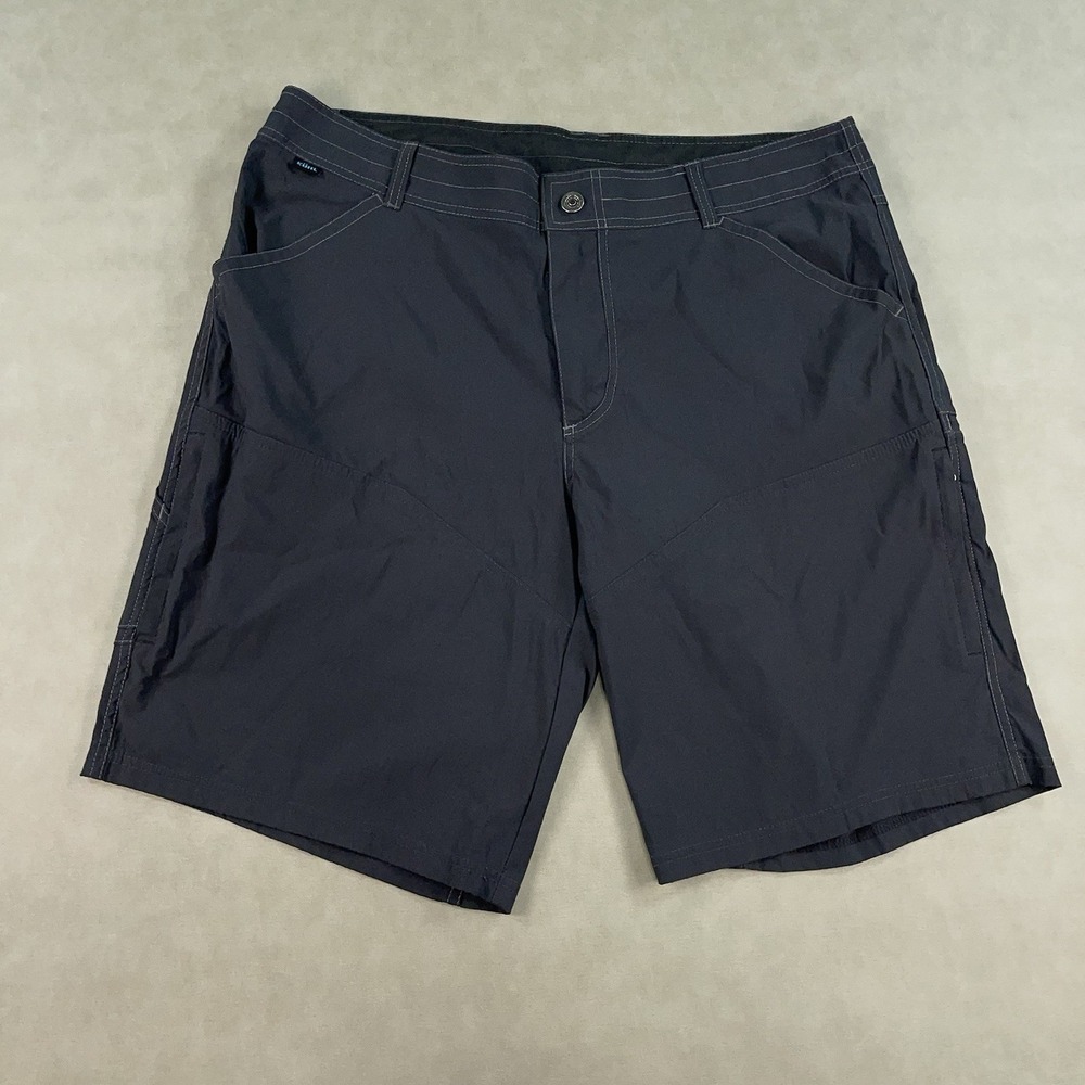 KÜHL Men's Renegade Cargo Shorts Size 38 Dark Gray Nylon Spandex Hiking